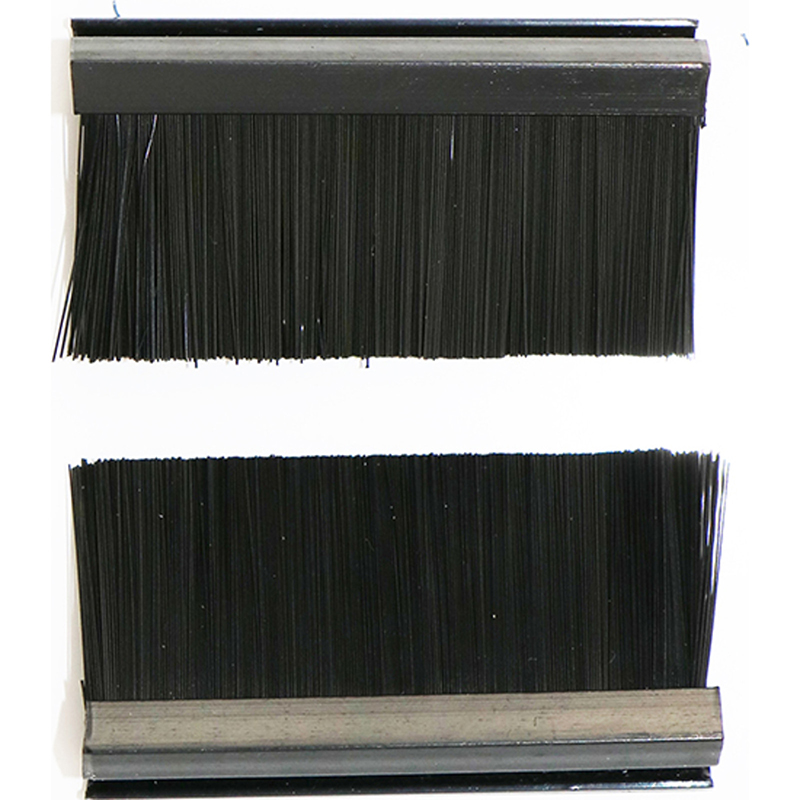 Excel Brush strip black for Single Gang Office plate (1pair)