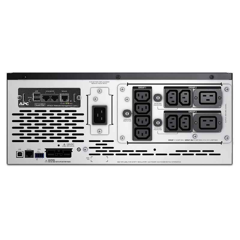 APC SMX2200HVNC Smart-UPS X 2200VA Convertible LCD with Network Card
