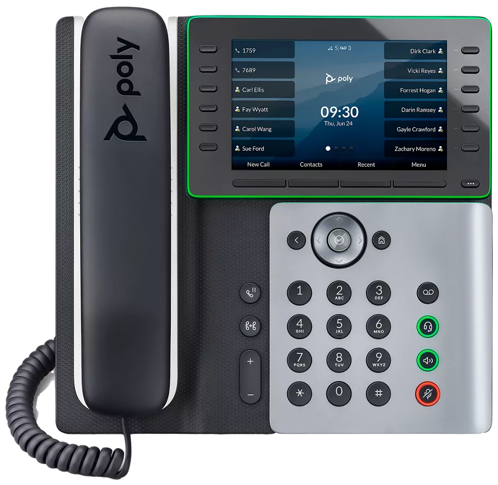 Poly 2200-87050-025 EDGE E550 IP Phone