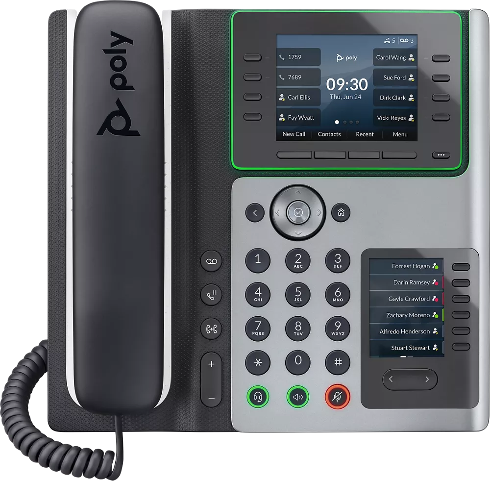 Poly 2200-87030-025 EDGE E450 IP Phone