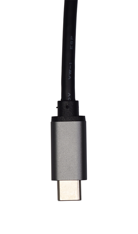 CE USB Type C to USB 3.0 A Male Shielded Black 1m Cable