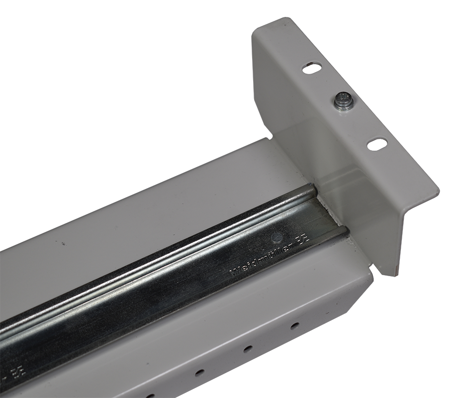 19 Inch 3U Recess Panel c/w DIN Mount Top Hat Rail