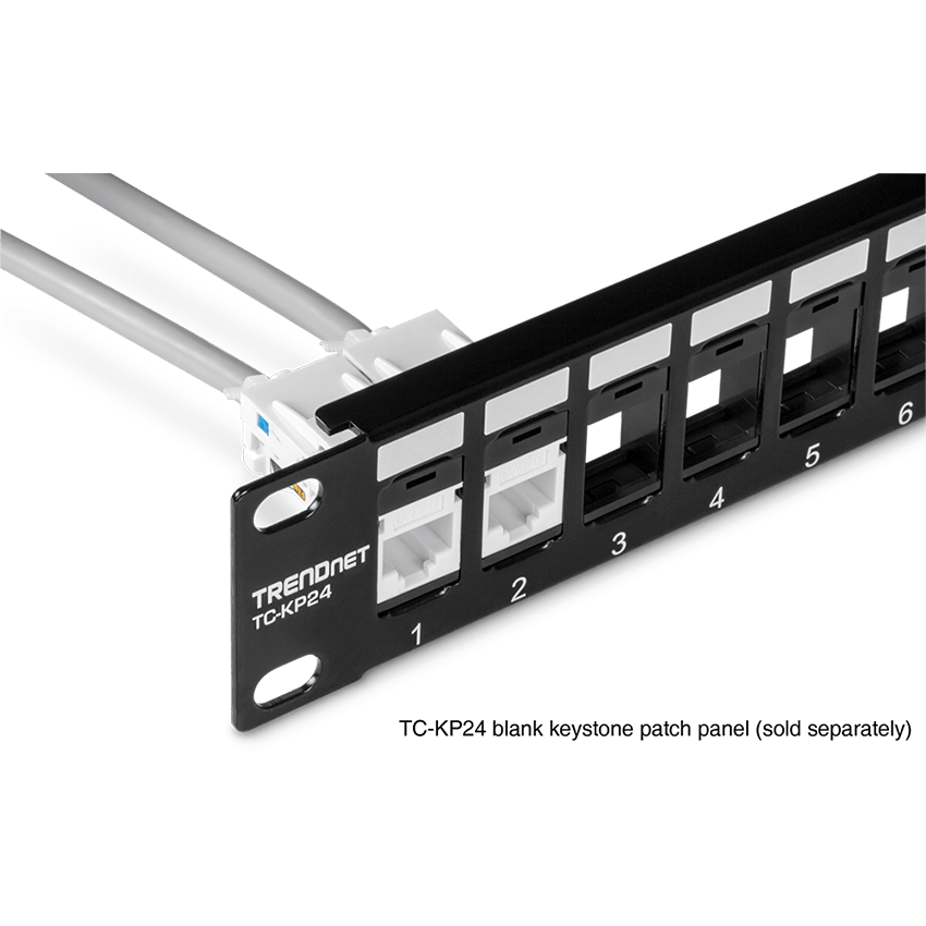 TRENDnet TC-K25C6 Cat6 Keystone Jack - 25-Pack