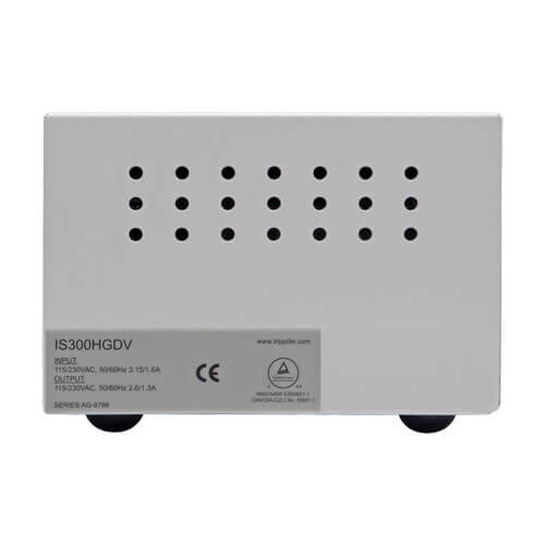 Tripp Lite IS300HGDV Dual-Voltage 115/230V Medical-Grade Isolation Transformer