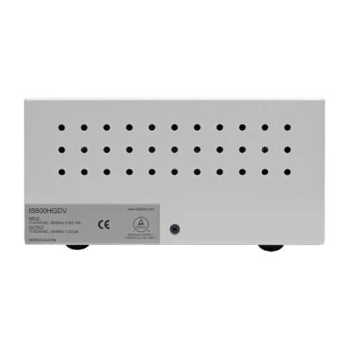 Tripp Lite IS600HGDV Dual-Voltage 115/230V Medical-Grade Isolation Transformer