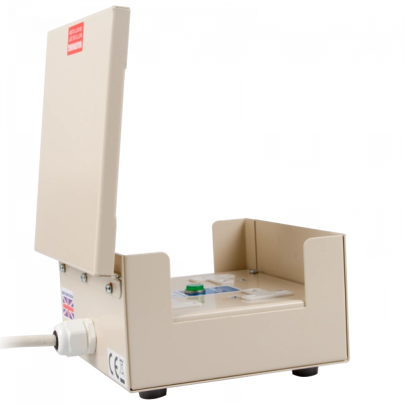 Olson HG13A/04/FB Hospital Grade 4 Way 13A Unswitched Free-Standing Floor Box PDU
