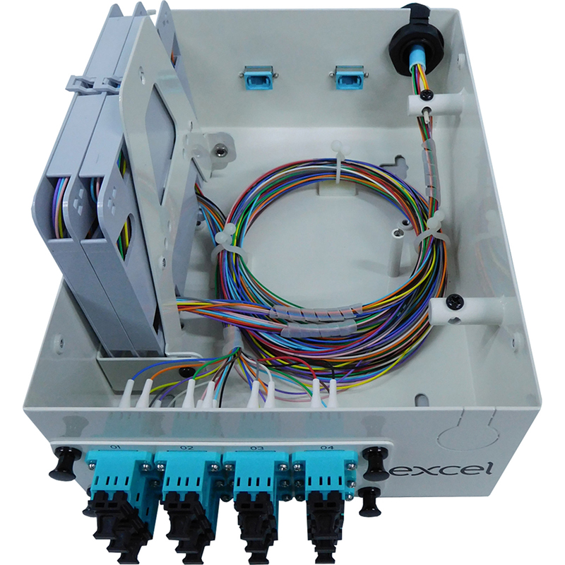 Enbeam 12 LC Duplex (24 Fibres) SM Demarcation Box - Blue