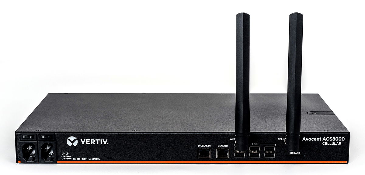 Vertiv ACS8016-EU-DAC-400 16 Port ACS8000 cellular with 4G/LTE, dual AC Power Supply