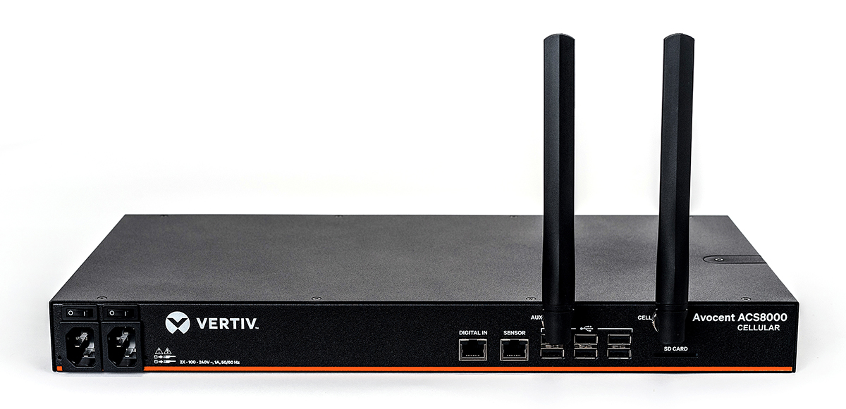 Vertiv ACS8032-EU-DAC-400 32 Port ACS8000 cellular with 4G/LTE, dual AC Power Supply