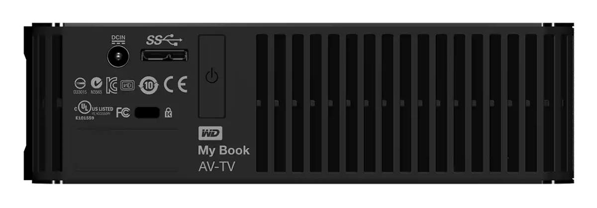 Western Digital WDBGLG0010HBK-EESN 1TB My Book AV-TV external hard drive