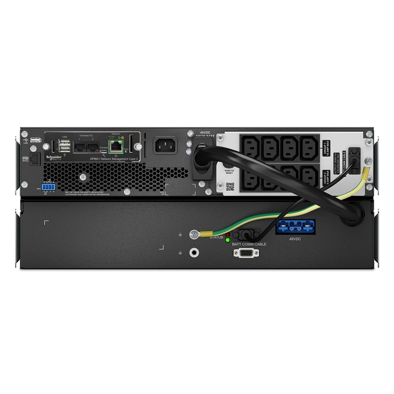 APC SRTL1000RM4UXLI-NC Smart-UPS SRT Lithium Ion 1000VA RM 4U 230V w/Network Card