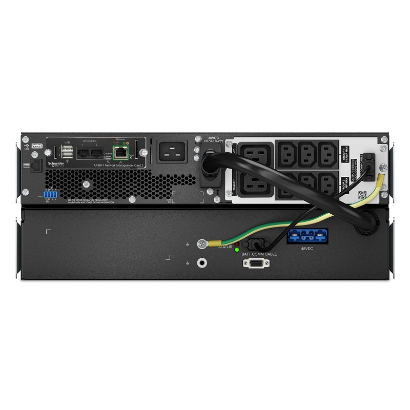 APC SRTL3000RM4UXLI UPS Double-Conversion 3 KVA 2700W 8 AC Outlet w/network card