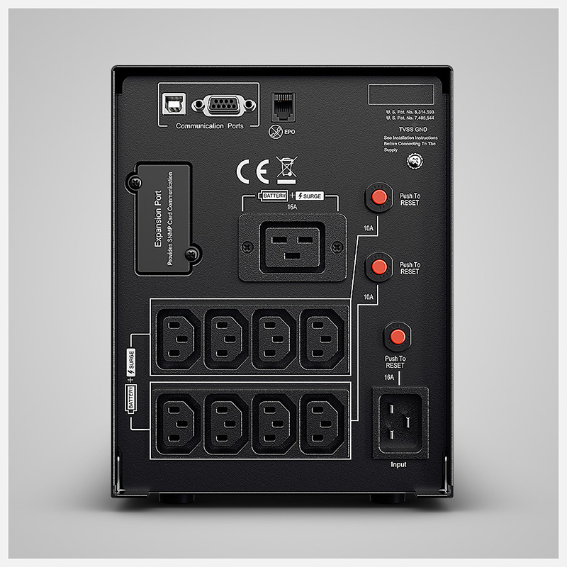 CyberPower PR2200ELCDSL 2200VA/1980W Professional Tower Series UPS