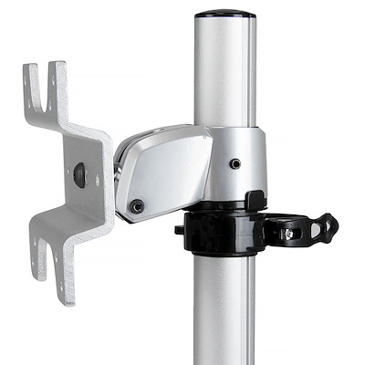 StarTech ARMPIVSTND Single Monitor Stand - Adjustable - Steel - Silver