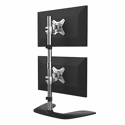 StarTech ARMDUOVS Vertical Dual-Monitor Stand - Aluminum