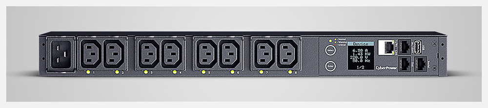 CyberPower PDU41005 230V/20A 1U 8x C13 Switched MBO PDU