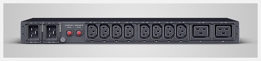 CyberPower PDU24005 16A, 8xC13, 2xC19, Single-Bank Metered ATS PDU