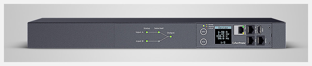 CyberPower PDU44004 10A, 12xC13, Single-Bank Switched ATS PDU