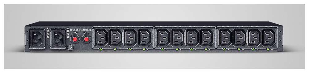 CyberPower PDU44004 10A, 12xC13, Single-Bank Switched ATS PDU