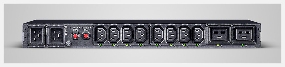 CyberPower PDU44005 16A, 8xC13, 2xC19, Single-Bank Switched ATS PDU
