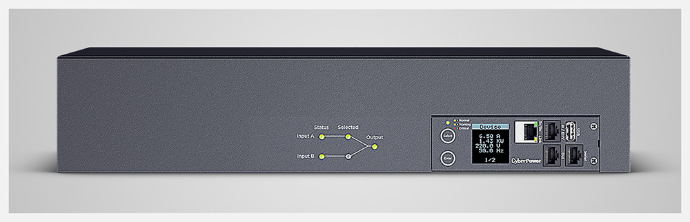 CyberPower PDU44302 32A, 16xC13, 2xC19, Single-Bank Switched ATS PDU