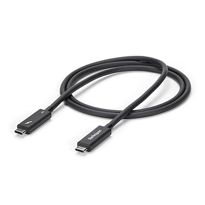 StarTech TBLT3MM1MA 1m Thunderbolt 3 Cable w/ 100W Power Delivery