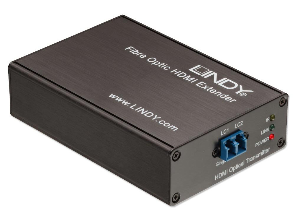 Lindy 38063 700m/3000m Fibre Optic HDMI 10.2G Extender