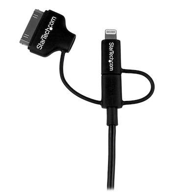 StarTech LTADUB1MB 1m 3 in 1 USB Charging Cable
