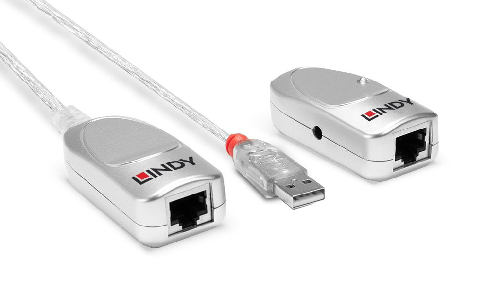 Lindy 42805 USB Extension - CAT5 USB Extender (Up to 50m)