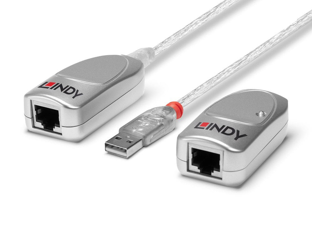 Lindy 42805 USB Extension - CAT5 USB Extender (Up to 50m)