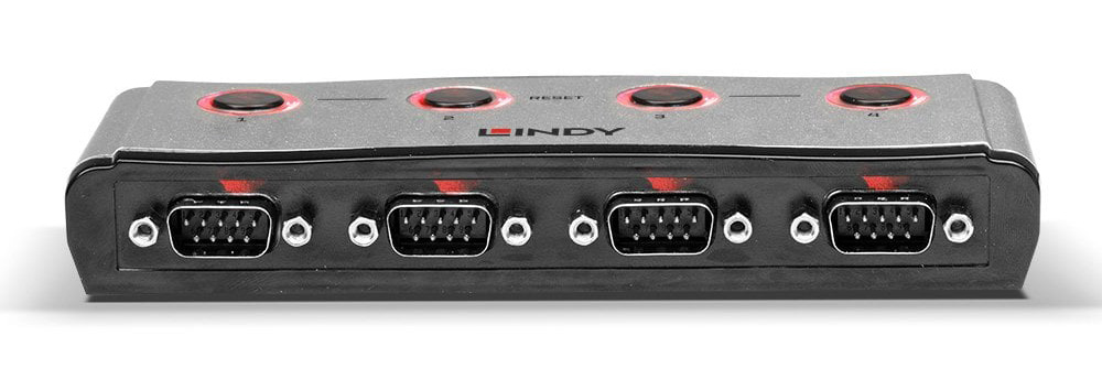 Lindy 42858 USB to Serial Adapter - 4 Port (9 Way. RS-232)