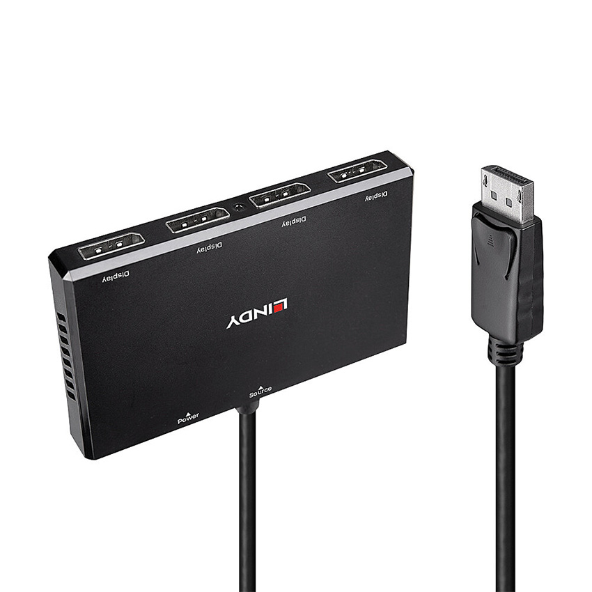 Lindy 38431 4 Port Display Port 1.2 MST Hub