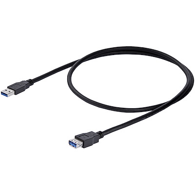 StarTech USB3SEXT1MBK 1m SuperSpeed USB 3.0 Extension Cable- M/F Black