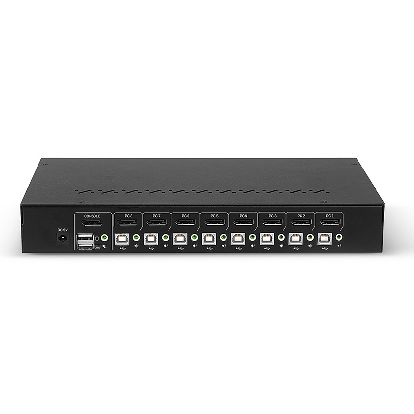 Lindy 39540 8 Port DisplayPort 1.2, USB 2.0 & Audio KVM Switch