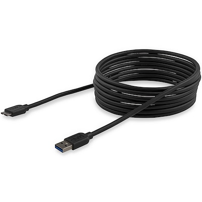 StarTech USB3AUB1MS Slim Micro USB 3.0 Cable - M/M - 1m (3ft)