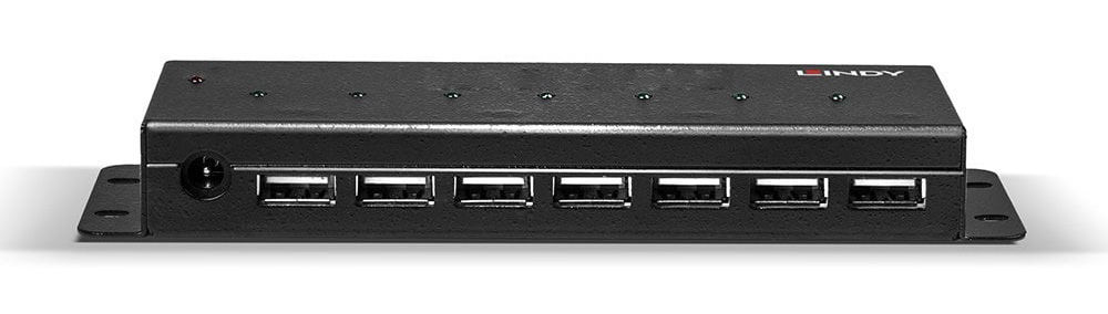 Lindy 42794 7 Port USB 2.0 Metal Hub