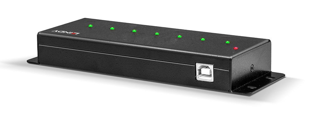 Lindy 42794 7 Port USB 2.0 Metal Hub