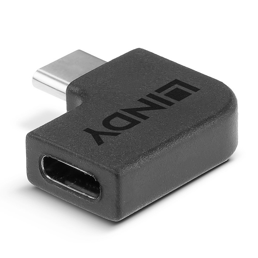 Lindy 41894 USB 3.2 Type C to C 90 Degree Adapter