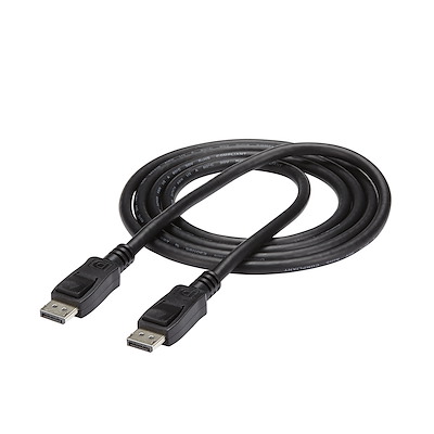 StarTech DISPLPORT6L.com DisplayPort 1.2 Cable with Latches - Certified,
