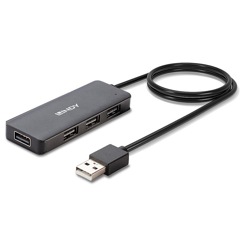 Lindy 42986 4 Port USB 2.0 Hub