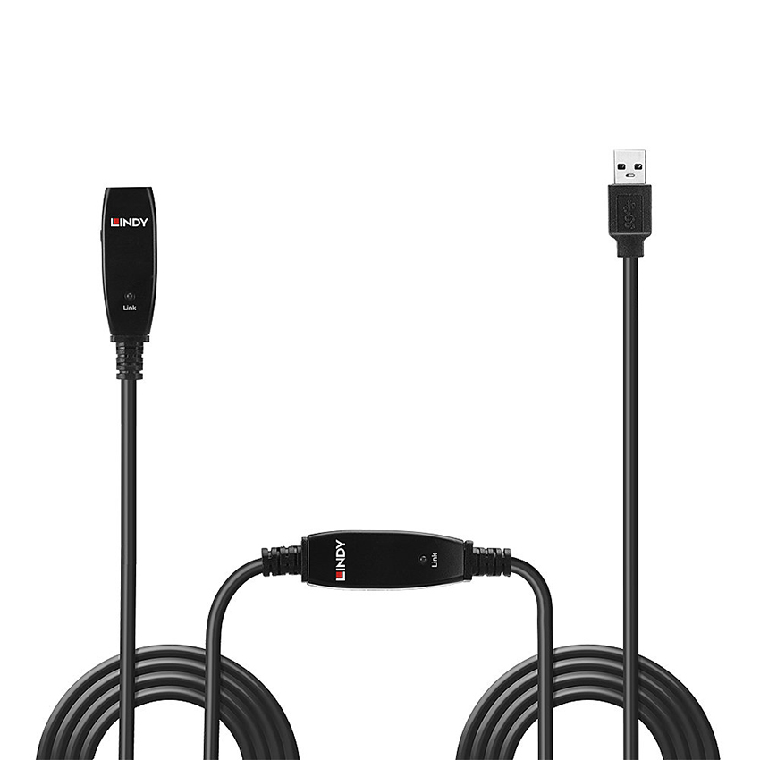 Lindy 43322 15m USB 3.0 Active Extension Slim