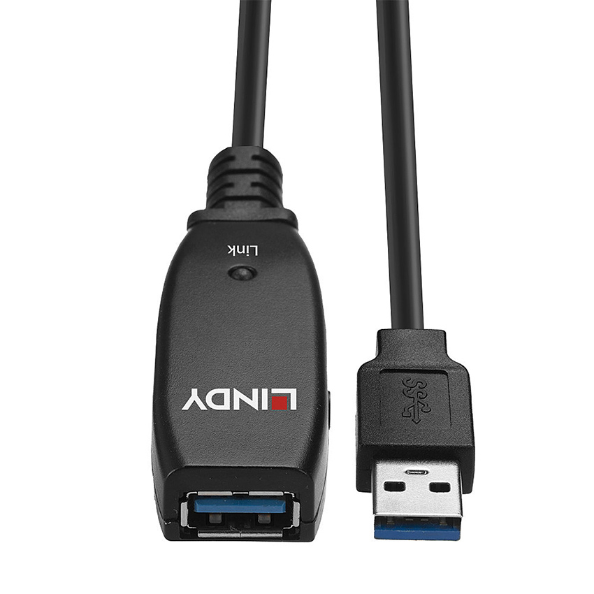 Lindy 43322 15m USB 3.0 Active Extension Slim