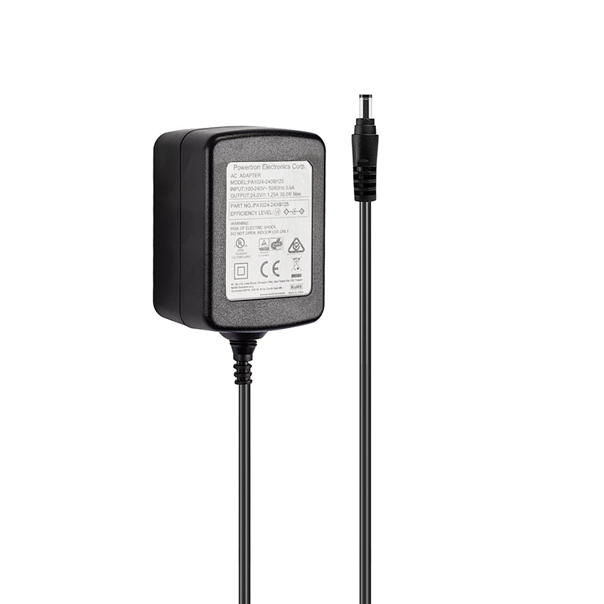 Lindy 73826 24VDC 1.25A Multi-country Power Supply, 5.5/2.1mm