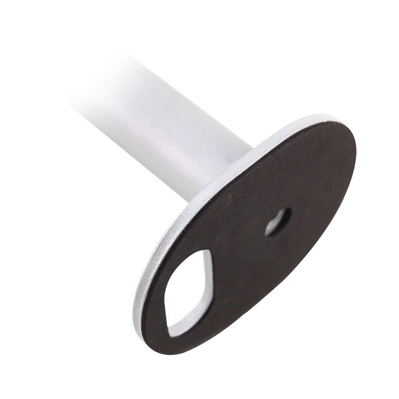 Lindy 40962 450mm Desk Grommet Clamp Pole, Silver