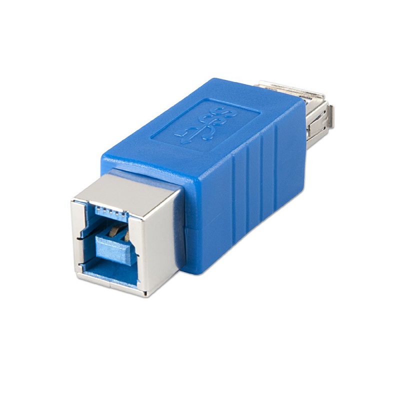 Lindy 71277 USB 3.2 Adapter. USB A Female to B Female