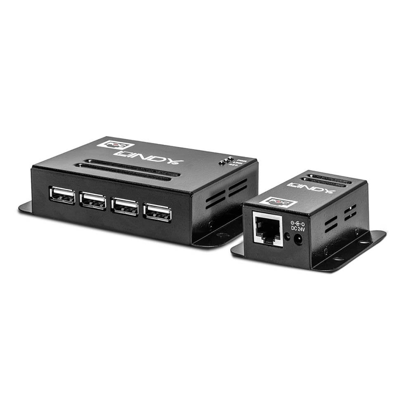 Lindy 42681 50m 4 Port USB 2.0 Cat.5 Extender