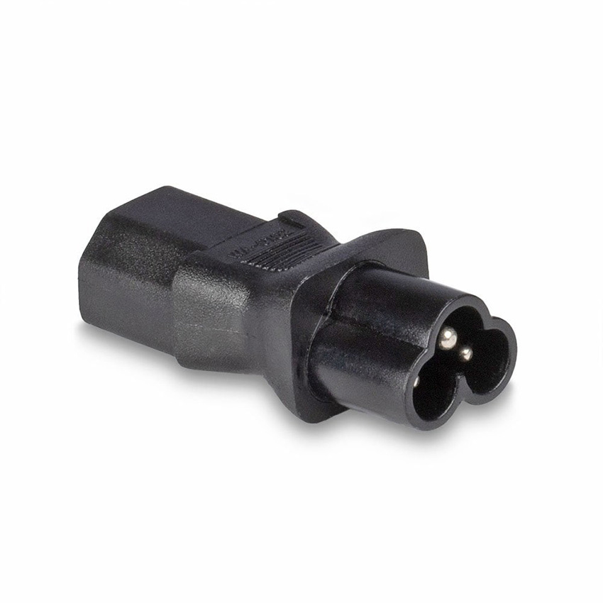 Lindy 30450 IEC C6 Cloverleaf Socket To IEC C13 Plug Adapter