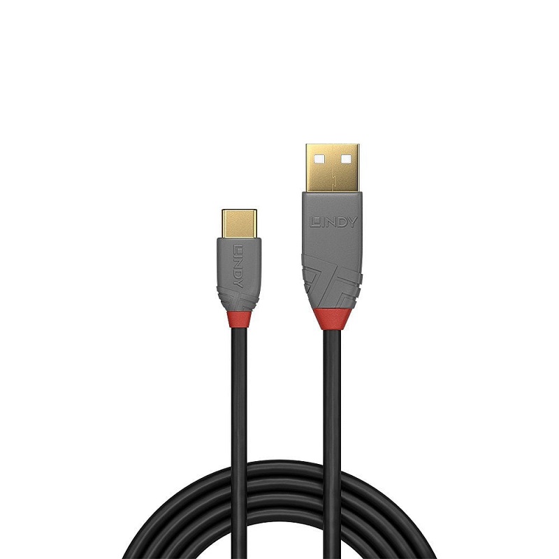 Lindy USB 2.0 Type C to A Cable - Anthra Line