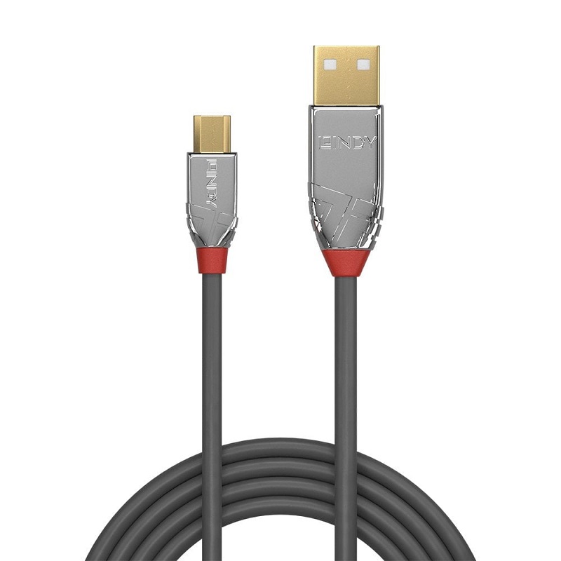 Lindy USB 2.0 Type A to Micro-B Cable -Cromo Line