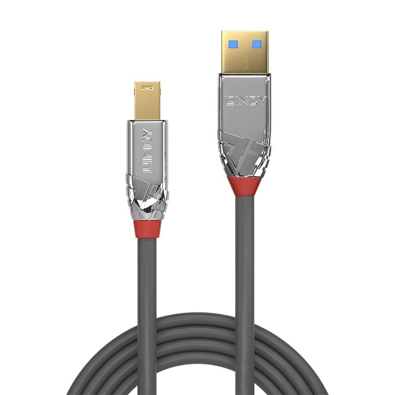 Lindy USB 3.2 Type A to B Cable 5Gbps -Cromo Line